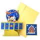 thumbnail image 4 of 1pc, Santa Claus And Deer Cart 3D Box Decoration Golden Stamping Greeting Card Christmas Wishing, Handmade Paper Carved Card, Handmade Cartoon Card, Party Favors, Party Gift Decor, Party Supplies, Gif, 4 of 4