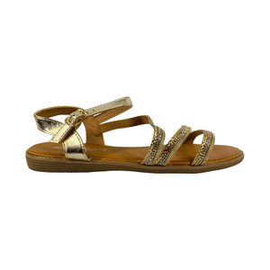 Sandalias Hualunaote Dorado Mujer | R1905 - Talla 40
