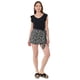 thumbnail image 1 of Skort Mujer Nuedo Print Portugal Negro Corona, 1 of 5