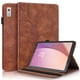 thumbnail image 1 of Funda con relieve del Árbol de la Vida para tablet Lenovo Tab m9 con soporte, ranuras para tarjetas y soporte para lápiz óptico. Marrón, 1 of 6