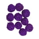 thumbnail image 5 of 10 unids 3 cm mimbre bolas de ratán navidad banquete de boda artesanía decorativa púrpura, 5 of 5