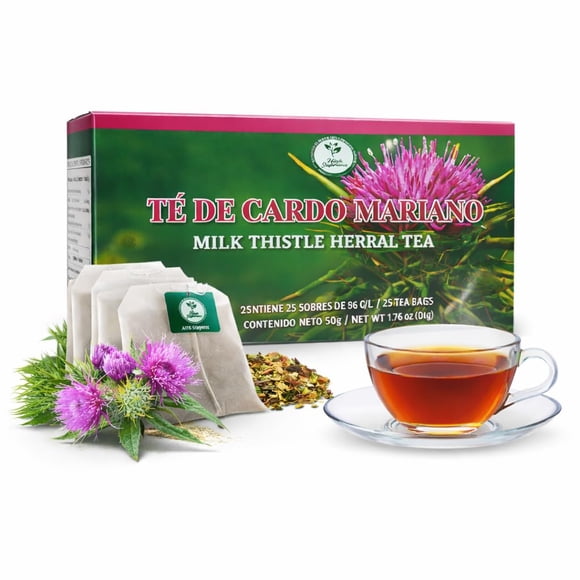 Té de hierbas HIGH SUPREME Cardo Mariano 25 bolsitas Vegano