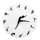 thumbnail image 2 of Relojes de pared de baile de yoga Reloj creativo Decoración para el hogar Tiempo record Yoga, 2 of 5