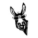 thumbnail image 5 of Arte De Metal De Burro Arte De Patio De Burro De Metal Hecho A Mano Para Jardín Patio Estilo B, 5 of 5