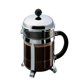 thumbnail image 2 of Cafetera de prensa francesa Bodum Chambord de acero inoxidable de 1,5 L, 2 of 4