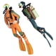 thumbnail image 4 of Figura De Buzo En Miniatura De 2 Piezas, Modelo De Océano, Decoración De Aventuras, Accesorios Para Peceras, 4 of 5
