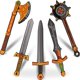 thumbnail image 1 of Set de Espadas y Armas de Espuma Liberty Imports 43 cm - Juego Seguro, 1 of 7