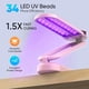thumbnail image 2 of Lámpara Uv Inalámbrica Para Resina 34 Led 3000 Mah Rosa, 2 of 7