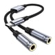 thumbnail image 1 of Divisor de audio USB‑C a doble 3,5 mm KAYQINHO 30 cm, 1 of 7