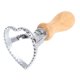 thumbnail image 1 of Acero Ravioli Stamp Maker Cutter Pasta Maker Mold & Wooden Handle Heart, 1 of 5