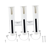 Ioensy - Soportes Para Cañas De Pescar Soporte Para Caña De Pescar Portátil Para Refrigeradores De Barcos De Garaje Blanco