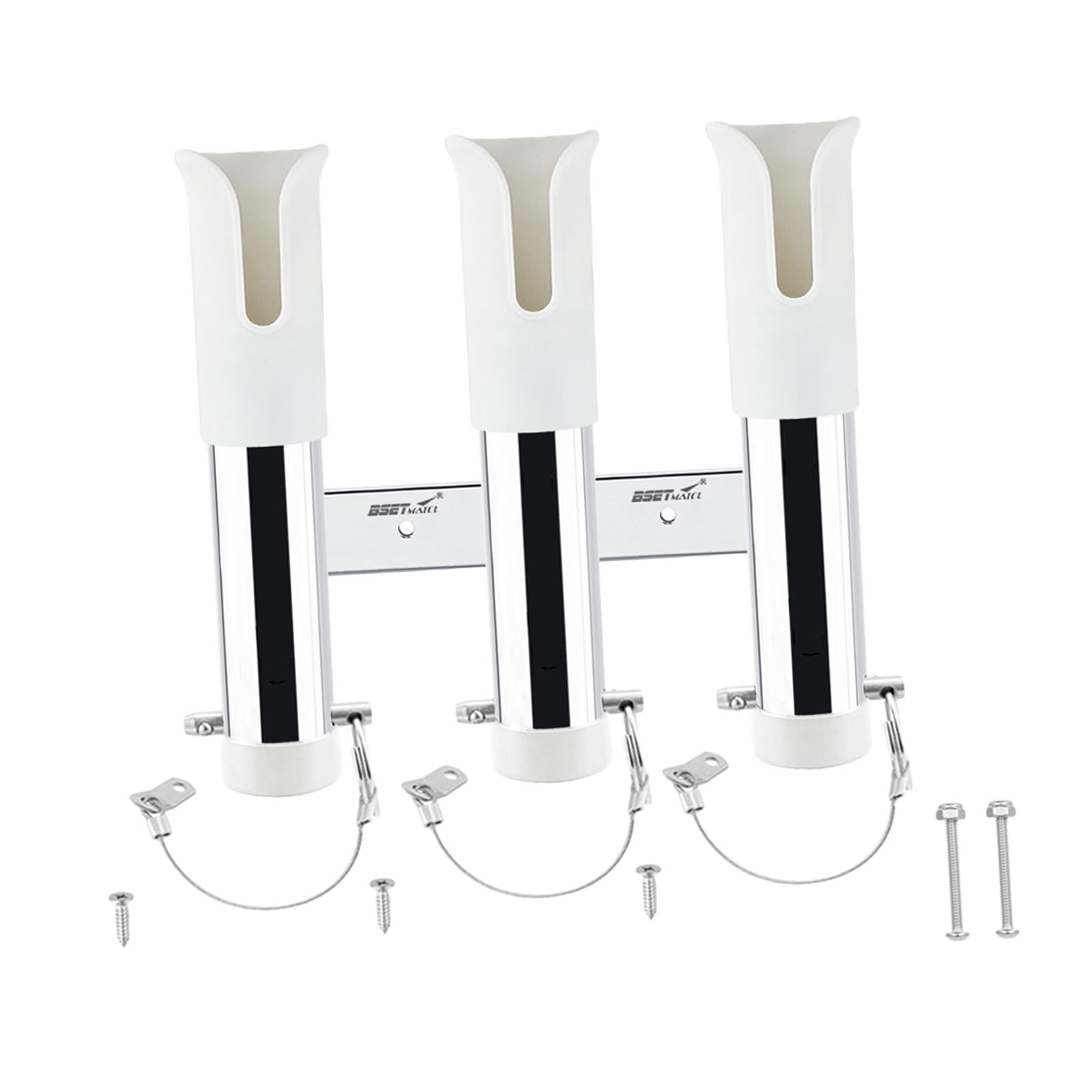 Ioensy - Soportes Para Cañas De Pescar Soporte Para Caña De Pescar Portátil Para Refrigeradores De Barcos De Garaje Blanco