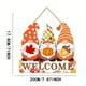 thumbnail image 4 of 1pc, Autumn Harvest Welcome Door Decoration - Wooden Sign for Farmhouse Home Decor - Country Style Front Door Courtyard Plaque - Thanksgiving Decoration - Perfect for Fall and Thanksgiving, 4 of 4