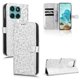 thumbnail image 2 of Funda Cartera Lunares Motorola Edge 5G 2025 con Tarjetero, Correa y Soporte Plata, 2 of 6