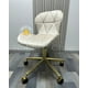 thumbnail image 2 of Silla Escritorio Mariposa Felpa Gold - Beige, 2 of 3