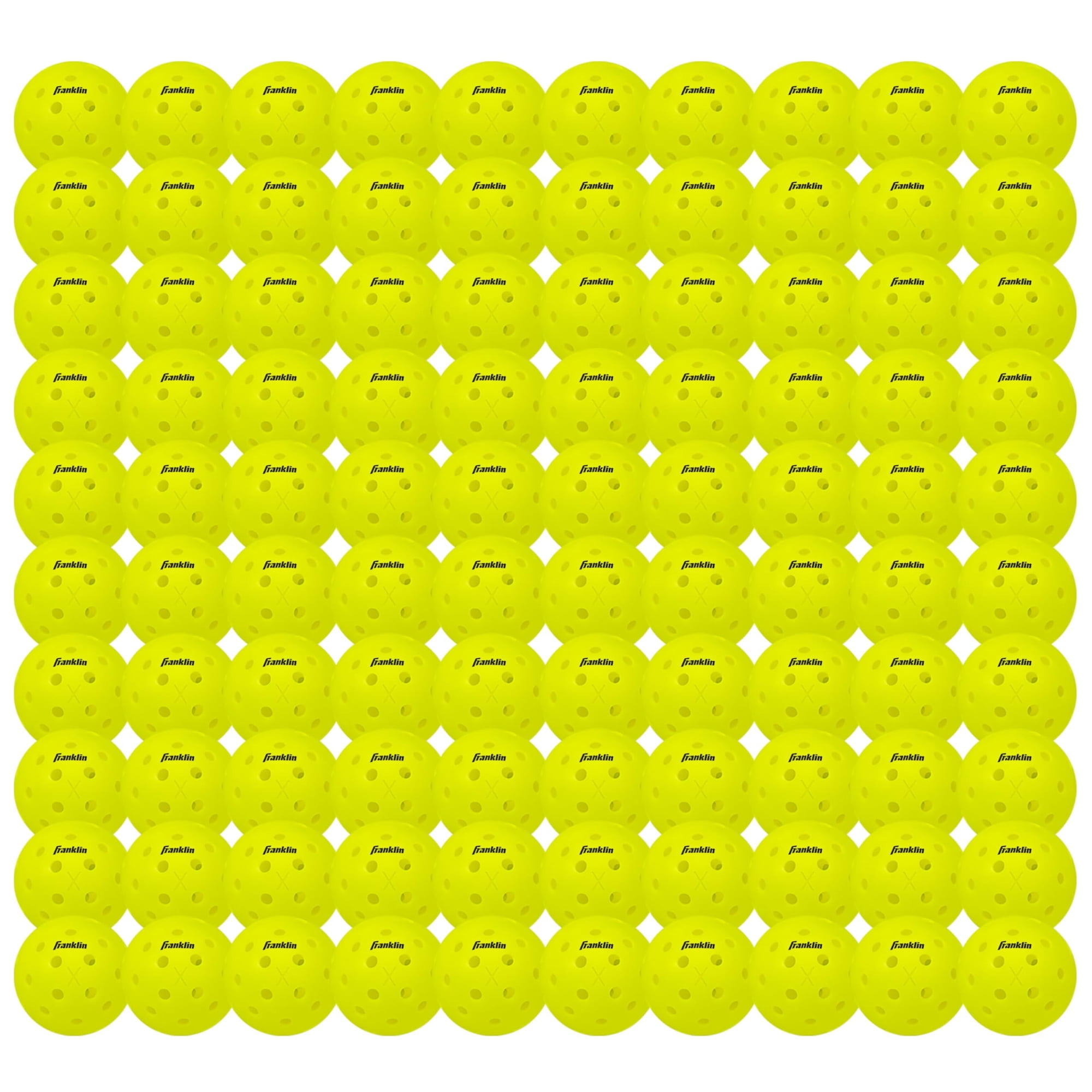 Pelotas De Pickleball Franklin Sports X-40, Paquete A Granel, Color Amarillo
