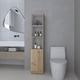 thumbnail image 5 of Estante Organizador Baño 1 Puerta Fm-011c Café Claro Y Blanco, 5 of 8