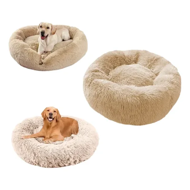 Cama De Felpa Suave Antiestrés Para Perros Y Gatos 100cm XXL