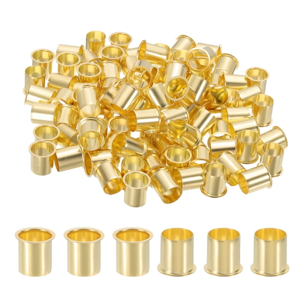 Uxcell 3/4" Accesorios de Compresión de Latón, 100 Piezas de Inserción de Tubo de Compresión para Conectar Líneas de Aire, Combustible, Agua, Aceite y Gases Inertes