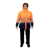 Hardwork - Parka Hw Artica Mujer Naranjo Fluor