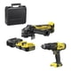 thumbnail image 1 of Kit esmeril angular 4.5” + taladro percutor 20v + 2bats, 1 of 4