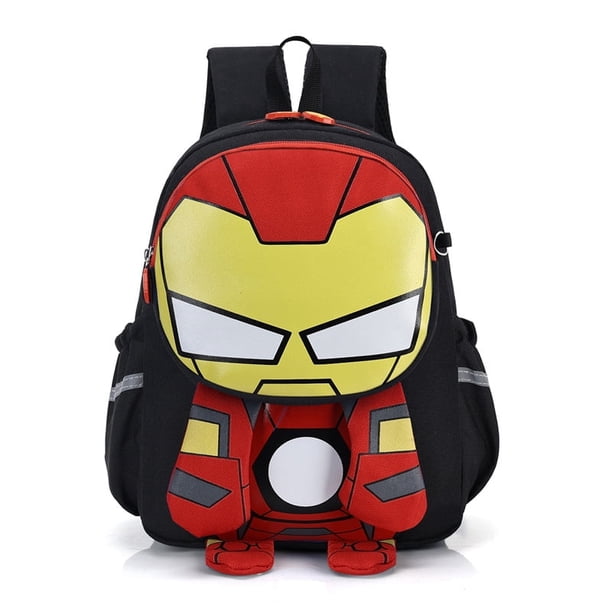 Children's school bag new, cute cartoon Spider-Man 3-6 years old boys backpack Captain America Iron Man backpack