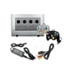 thumbnail image 3 of Nintendo GameCube Game Console Refurbished Bundle with 2 Retrofam Controllers (Silver & Black) & Metroid Prime Game, 3 of 7