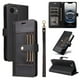 thumbnail image 3 of FOXDOCK Funda tipo Cartera para iPhone 16E – Cubierta de Cuero PU con Múltiples Ranuras, Bolsillo para Efectivo y Correa de Muñeca, 3 of 6