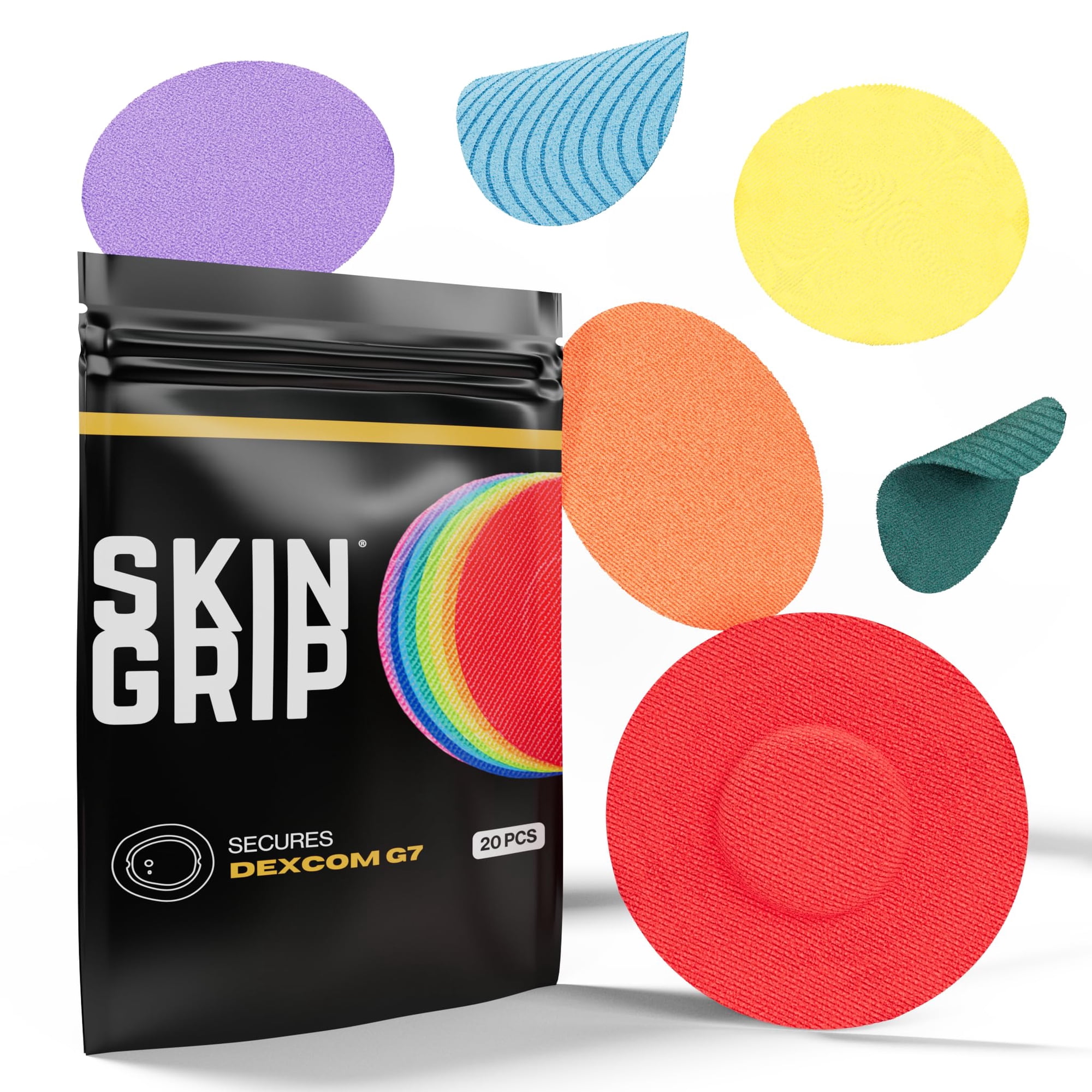 Parches Adhesivos Skin Grip Compatibles Con Dexcom G7 Y Stelo Cgm