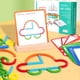 thumbnail image 4 of New Products Children's Monji Educational Creative Jigsaw Puzzle, Baby Early Education Wooden Toys, Toddler Parent-child Interactive Enlightenment Assembled Building Blocks, 4 of 4