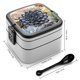 thumbnail image 2 of Plantas Suculentas Fiambrera de Doble Capa, Contenedor de Almuerzo Portátil Apilable, Almacenamiento de Alimentos Hermético a Prueba de Fugas, 1000ml, 2 of 6