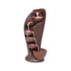 thumbnail image 1 of Quemador de incienso de reflujo de cascada, fuente de adorno coleccionable de escritorio, soporte de incienso decorativo para casa de té, salón de , marrón, 1 of 5