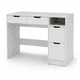 thumbnail image 5 of Escritorio Oficina 110x50x75cm Blanco con 4 Cajones Mueble Computador Moderno, 5 of 6