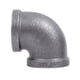 thumbnail image 1 of Codo de hierro negro moldeable STZ Industries de 90 grados, 4 pulgadas, 1 of 1