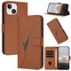 thumbnail image 1 of Funda Cartera Fibra de Carbono para iPhone 15 con Soporte y Cierre Magnético Marrón, 1 of 6
