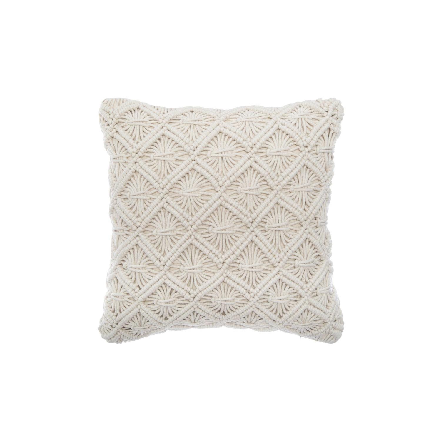 Cojín Ete Macrame 40 X 40 Cm Atmosphera