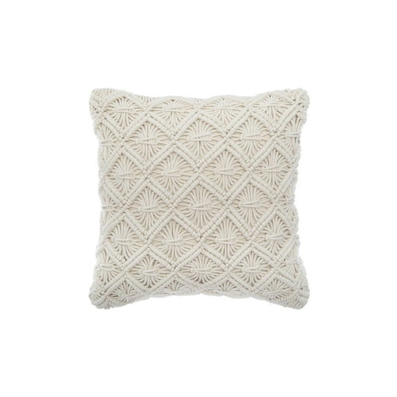 Cojín Ete Macrame 40 x 40 cm Atmosphera