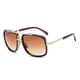 thumbnail image 1 of Gafas de sol de moda europeas y americanas con el mismo estilo, montura de metal, doble haz, personalidad, montura grande, gafas de sol vintage, 1 of 5