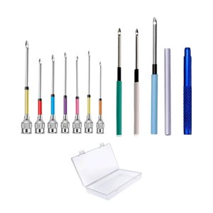 Bothyi - Kit De Bordado Con Aguja Perforadora Diy De 12 Piezas Para Hacer Alfombras Para Adultos Que Tejen A
