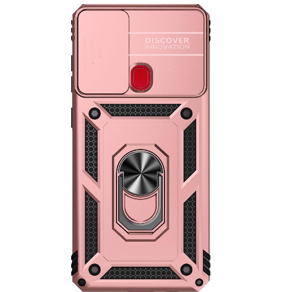 Estuche Gangxun Para Samsung Galaxy A21S, Soporte Giratorio 360°, Estilo Mecánico Y Magnético