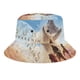 thumbnail image 5 of Duna Sombrero bucket para adultos, gorra de protección solar, sombrero de pescador plegable para viajes al aire libre, pesca y actividades de verano, 5 of 6