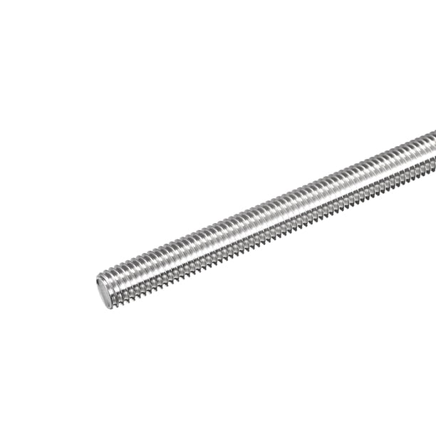 Varilla Totalmente Roscada Uxcell M10 x 500mm Paso de Rosca 1.5mm Varillas Roscadas de Acero Inoxidable 304 con Rosca a la Derecha