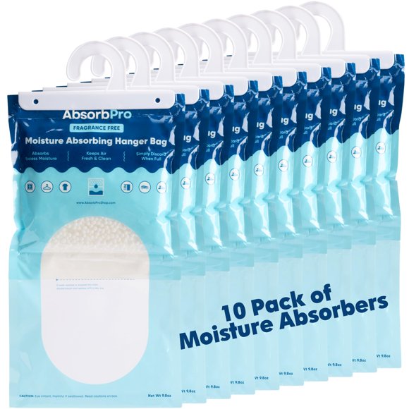 Bolsa para colgar que absorbe la humedad Absorb Pro, paquete de 10, 290 ml