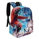 thumbnail image 2 of Baymax Big Hero 6-theme Backpack, Campus style schoolbag Bookbag with Adjustable Shoulder Straps And Large Zip Compartment, Unisex Travel Bags.42x30x15cm, 2 of 6