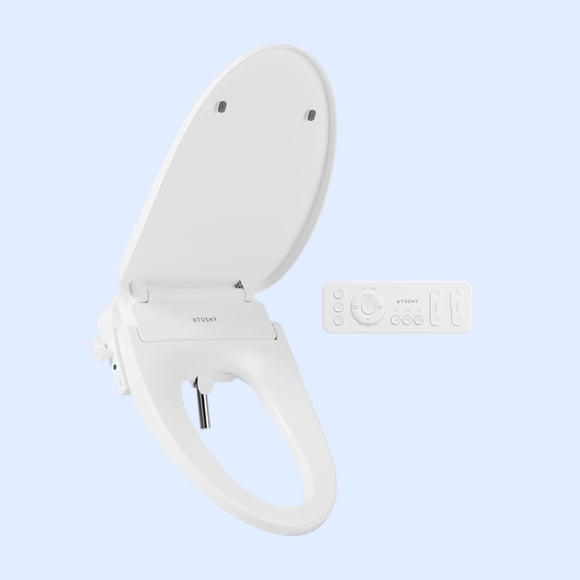 Asiento de inodoro TUSHY Cloud+ bidé calefaccionado alargado con control remoto