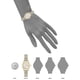 thumbnail image 3 of Reloj Armitron 75/2475MOP para mujer, cristal auténtico, bicolor, 3 of 5