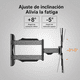 thumbnail image 3 of Soporte Tv Pared Articulado Ajustable 35-65 PuLG Funlife, 3 of 7