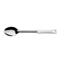 Di Solle - Cuchara Solida Acero Inox 43Cm Mango Blanco