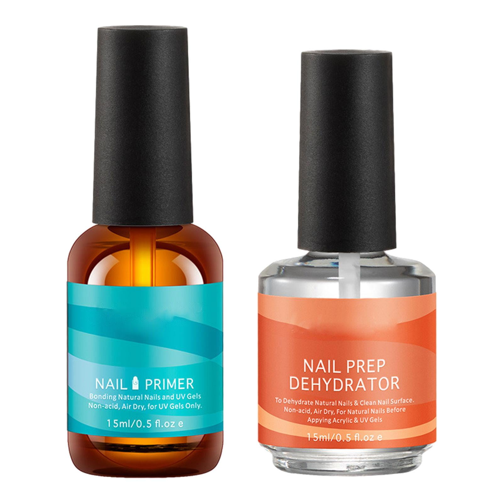 Nail Prep Deshidratador Y Primer 15Ml Gel Primer Manicura Para Esmalte De Uñas De Gel