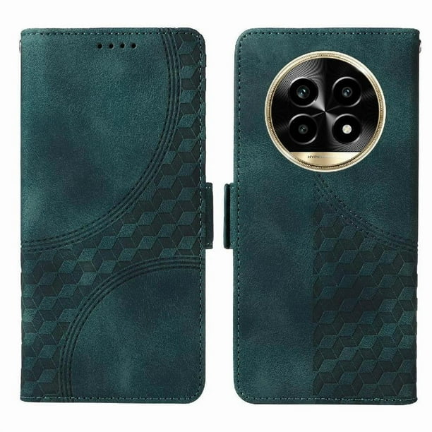 Carcasa FOXDOCK Realme 13 Pro 5G de cuero PU, diseño acolchado clásico, protección contra caídas y rayones